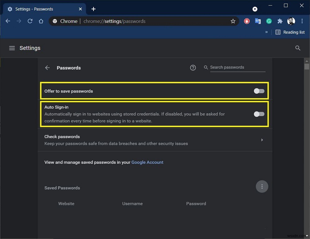 วิธีปิดการใช้งานตัวจัดการรหัสผ่านในตัวในเว็บเบราว์เซอร์ต่างๆ 