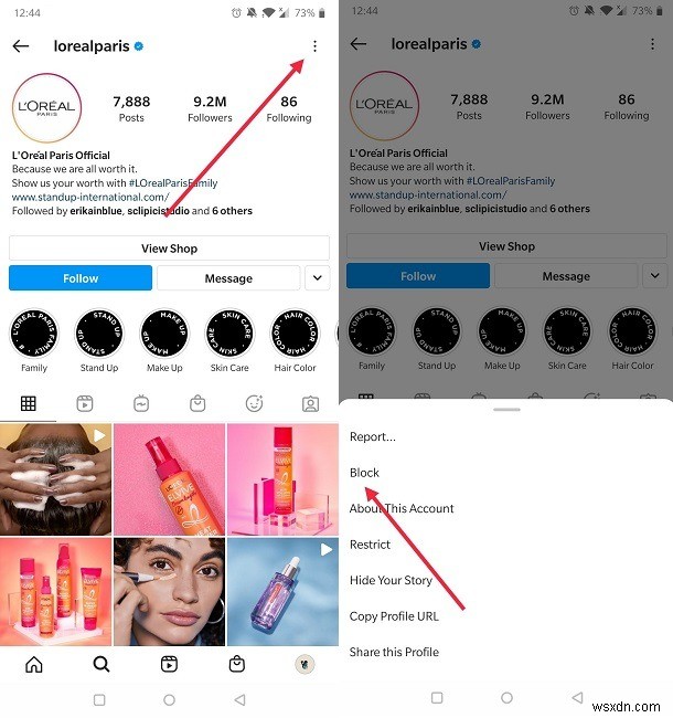 วิธีซ่อนบัญชี Instagram และป้องกันผู้ใช้รายอื่นจากการค้นหาคุณ