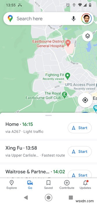 วิธีบันทึกเส้นทางบน Google Maps 