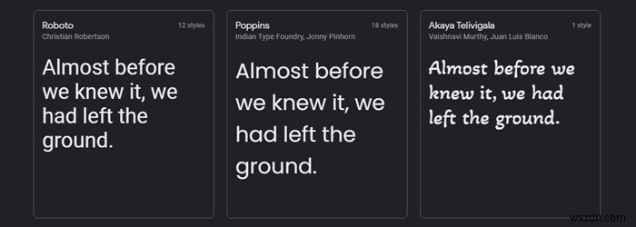 วิธีดาวน์โหลด Google Fonts ลงคอมพิวเตอร์ 