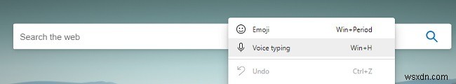 วิธีใช้การพิมพ์ด้วยเสียงใน Microsoft Edge 