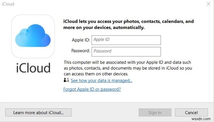 วิธีลงชื่อเข้าใช้ iCloud จากอุปกรณ์ต่าง ๆ 