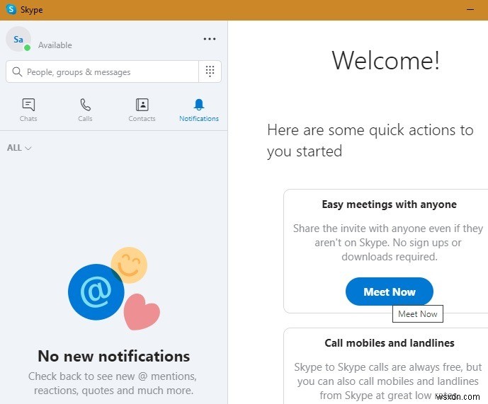 วิธีใช้ Meet Now:ทางเลือกการซูมฟรีของ Skype 