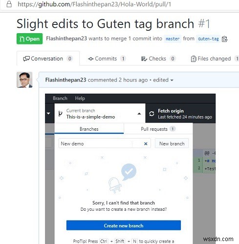 วิธีเพิ่มภาพหน้าจอและแอนิเมชั่นไปยัง GitHub Pull Requests 