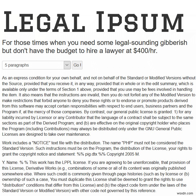 เครื่องกำเนิด Lorem Ipsum ที่มีประโยชน์และน่าสนุกที่จะเติมสีสันให้วันของคุณ 