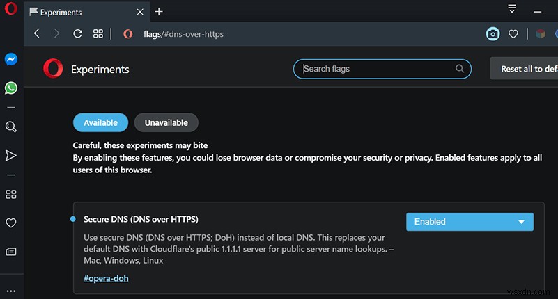 วิธีเปิดใช้งาน DNS ผ่าน HTTPS ในเบราว์เซอร์ต่างๆ 