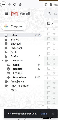 วิธีดึงอีเมลที่เก็บถาวรใน Gmail 