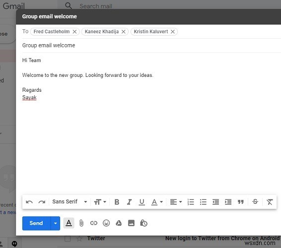 วิธีสร้างอีเมลกลุ่มใน Gmail 