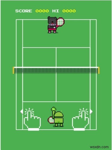 วิธีเล่นเกมเทนนิสลับบน Google ตอนนี้ 