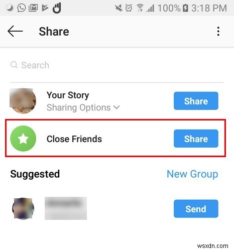 วิธีแชร์เรื่องราว Instagram ของคุณกับเพื่อนสนิทเท่านั้น 