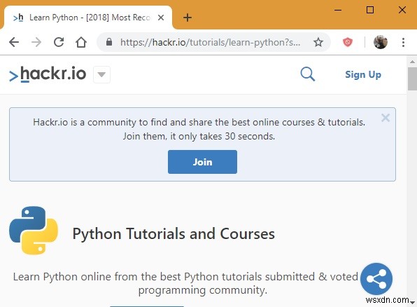 5 อันดับเว็บไซต์สำหรับเรียนรู้ Python ออนไลน์ฟรี 