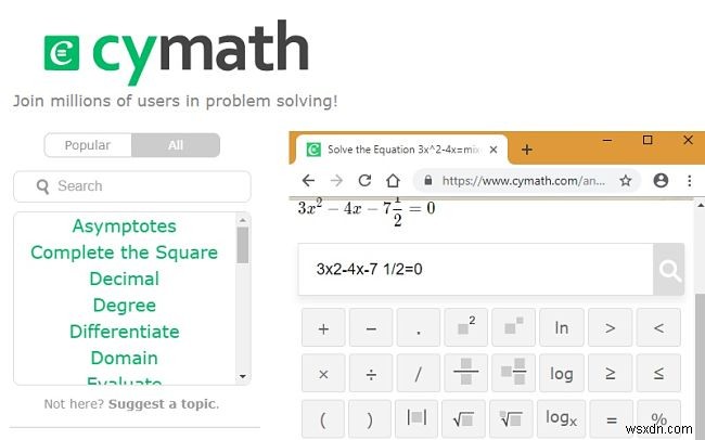 5 เครื่องมือทางเว็บที่แนะนำเพื่อแก้ปัญหาทางคณิตศาสตร์ที่ยาก