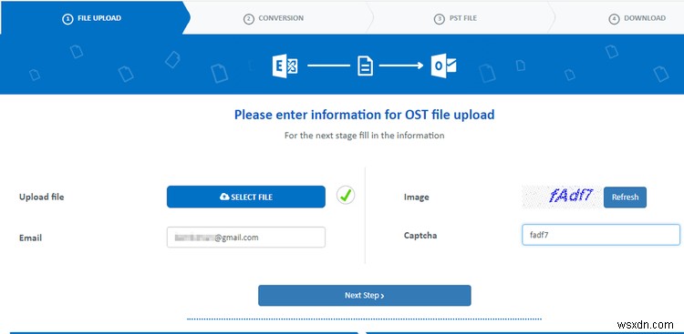 แปลง OST เป็นรูปแบบ PST อย่างง่ายดายด้วย OST ออนไลน์เป็น PST Converter 