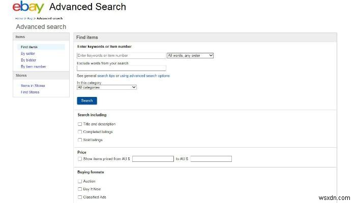 เคล็ดลับการค้นหาอีเบย์เพื่อค้นหาสิ่งที่คุณต้องการ