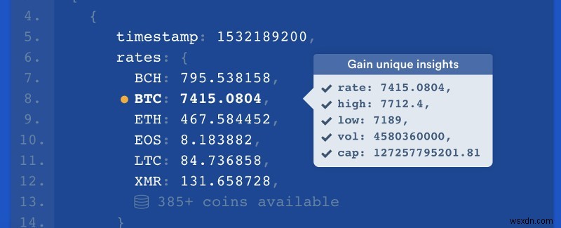 Coinlayer API:วิธีที่รวดเร็วในการแสดงราคา Cryptocurrency สดในโครงการของคุณ