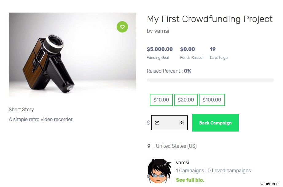 สร้างไซต์คราวด์ฟันดิ้งของคุณเองด้วยปลั๊กอิน WP Crowdfunding 