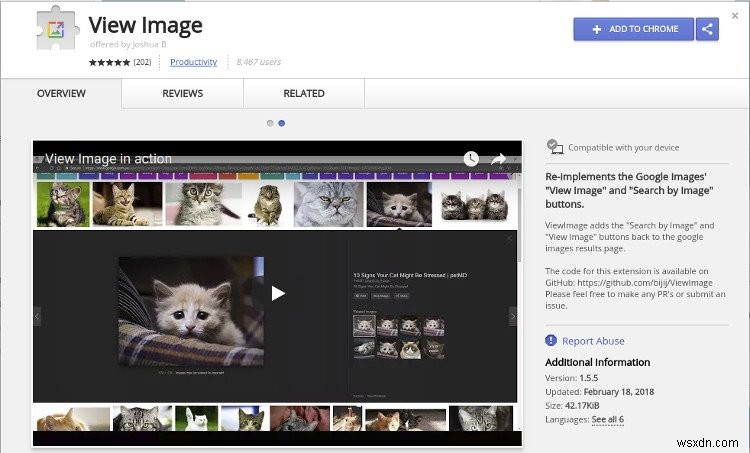 วิธีการชุบชีวิตปุ่ม “ดูภาพ” ในการค้นหารูปภาพของ Google