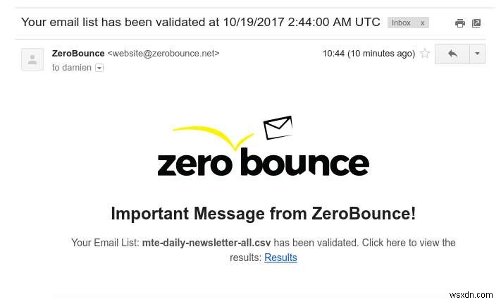 ปรับปรุงการตลาดด้วยอีเมลของคุณด้วยระบบตรวจสอบอีเมล ZeroBounce 