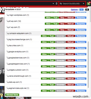 วิธีบล็อก Javascript ที่ล่วงล้ำบน Chrome และ Firefox 