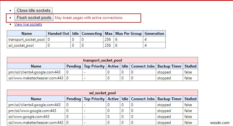 วิธีล้างแคช Google Chrome DNS 