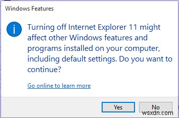 วิธีปิด Internet Explorer ใน Windows 10 