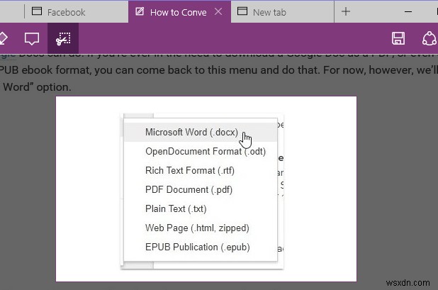 วิธีแชร์เนื้อหาเว็บโดยใช้ Microsoft Edge ใน Windows 10 