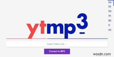 แปลงวิดีโอ YouTube เป็น MP3 อย่างรวดเร็วด้วย Ytmp3 