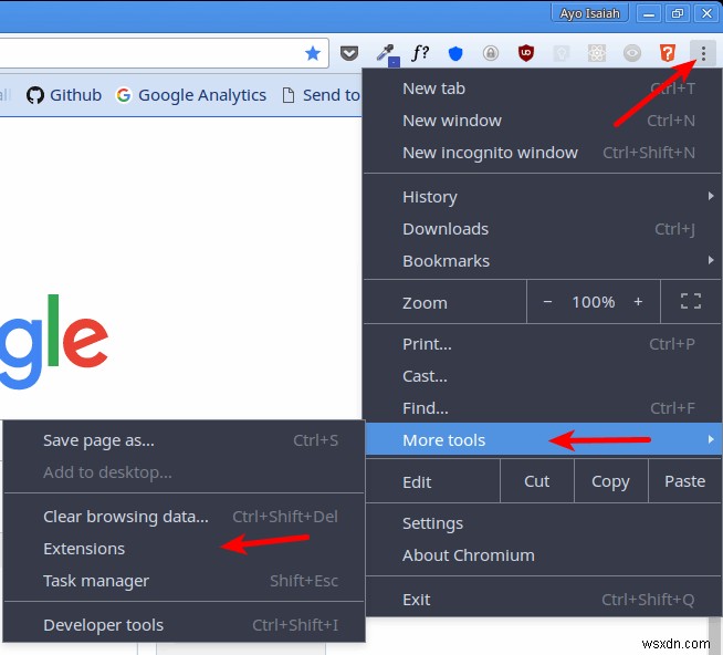 วิธีเปิดใช้งานส่วนขยายของ Chrome ในโหมดไม่ระบุตัวตน 