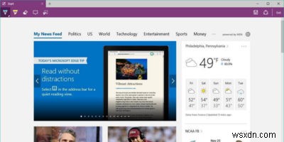 วิธีจับภาพหน้าจอของหน้าเว็บใน Microsoft Edge 