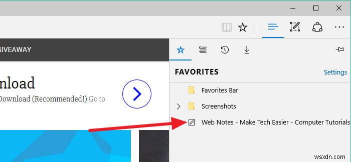 วิธีจับภาพหน้าจอของหน้าเว็บใน Microsoft Edge 