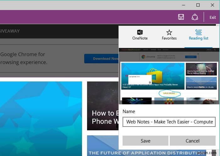 วิธีจับภาพหน้าจอของหน้าเว็บใน Microsoft Edge 