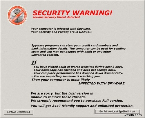 Scareware Scam คืออะไรและจะป้องกันตัวเองได้อย่างไร 