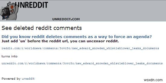 วิธีง่ายๆ ในการเข้าถึงความคิดเห็นที่ถูกลบบน Reddit 
