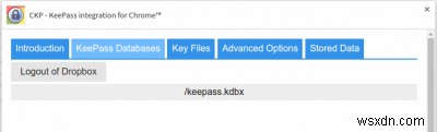 รวม Keepass ใน Google Chrome และ Vivaldi Browser 