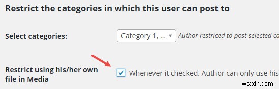 การจำกัดการเข้าถึงของผู้เขียนในหมวดหมู่ใน WordPress