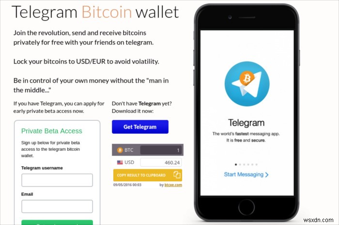 2 วิธีในการส่ง Bitcoins บน Telegram 