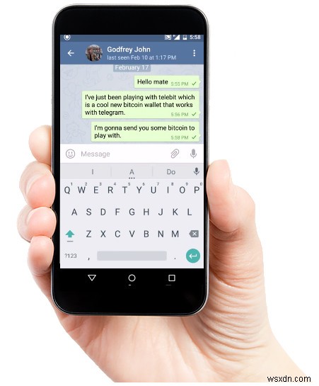 2 วิธีในการส่ง Bitcoins บน Telegram 