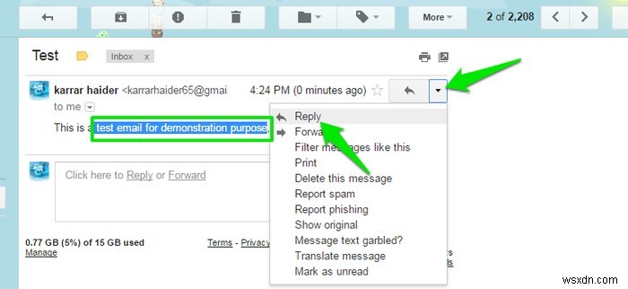 วิธีตอบกลับเพียงวลีเฉพาะใน Gmail 