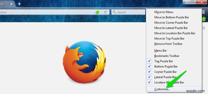 คืนค่าแถบไอคอน Firefox ของคุณได้อย่างง่ายดาย 