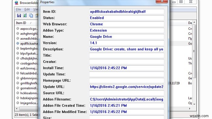 BrowserAddonsView:ดูส่วนขยายเบราว์เซอร์ทั้งหมดของคุณในที่เดียว 