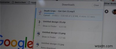 วิธีรับ Firefox Style Download Manager ใน Chrome 