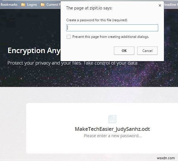 เพิ่มรหัสผ่านไปยังไฟล์ใดก็ได้จากเบราว์เซอร์ของคุณอย่างง่ายดาย 