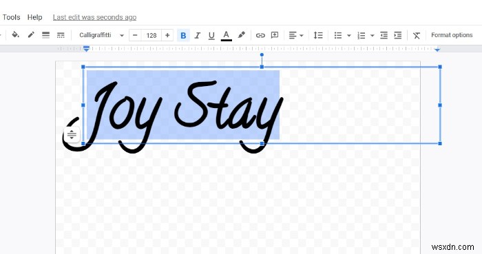 วิธีสร้างโลโก้โดยใช้ Google Drawings 