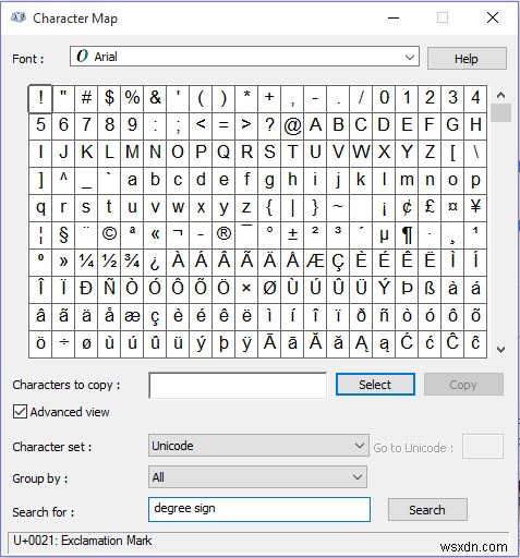 วิธีการแทรกสัญลักษณ์องศาใน Microsoft Word