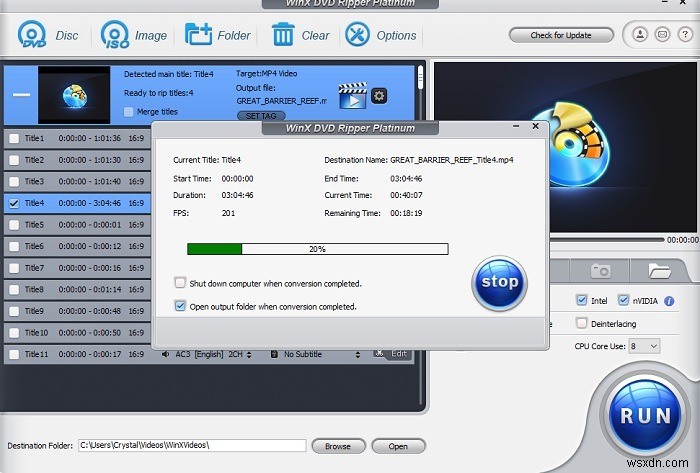 WinX DVD Ripper Review:ริปและแปลงดีวีดีอย่างรวดเร็ว 