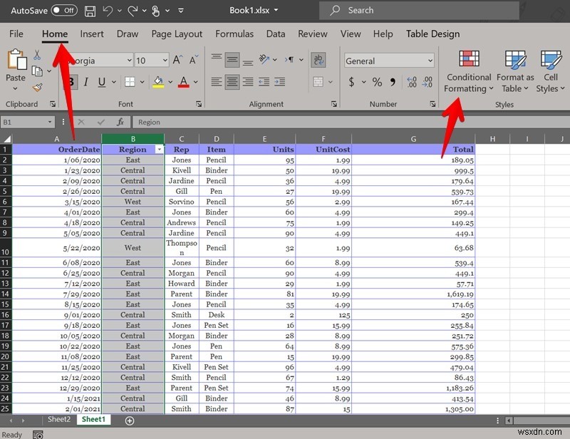 วิธีค้นหาและลบรายการที่ซ้ำกันใน Excel 