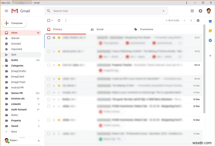 วิธีสร้างแอป Gmail บนเดสก์ท็อป 