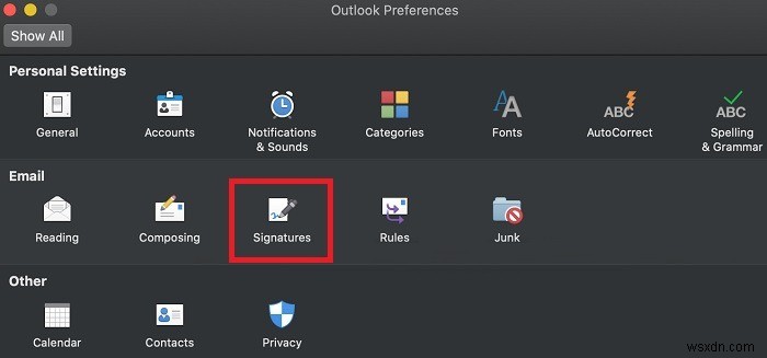 วิธีการเพิ่มลายเซ็นใน Outlook