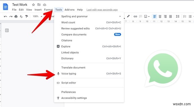 วิธีใช้การพิมพ์ด้วยเสียงของ Google Docs เพื่อพิมพ์ได้เร็วขึ้น 