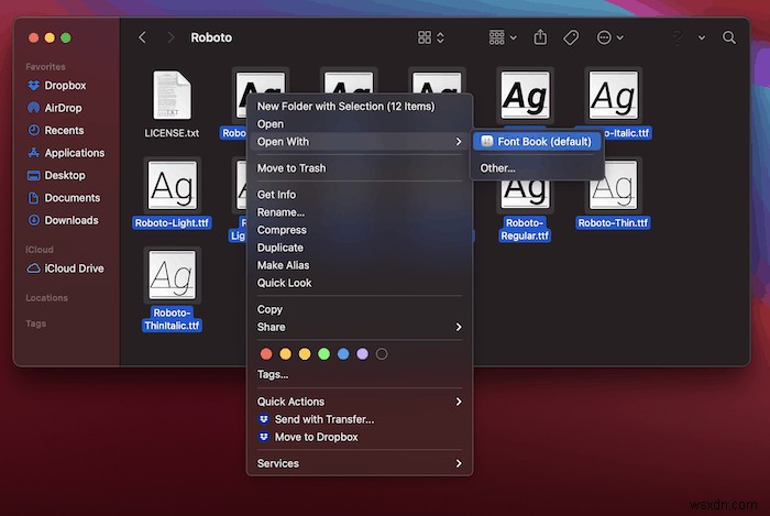 วิธีติดตั้ง Google Roboto Font บน Windows, Mac และ Linux 